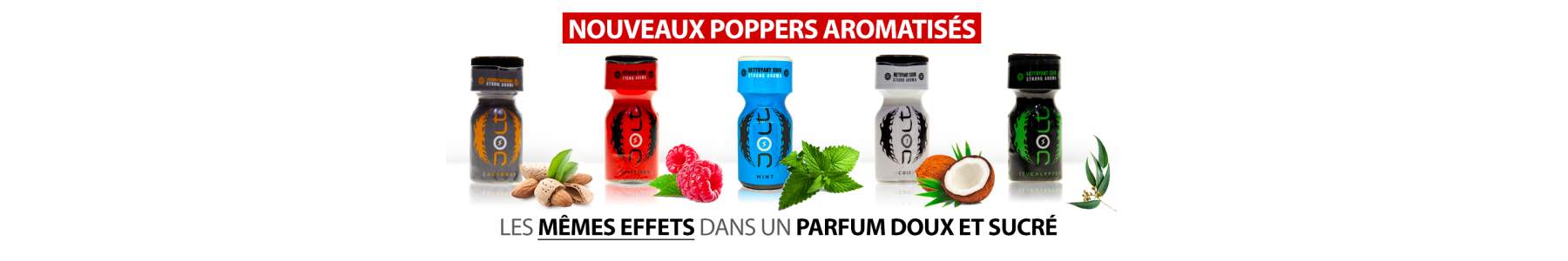 Buy Flavored Poppers : Mint, Strawberry...